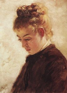 The Head Of Model Blanche Orme — Vasily Dmitrievich Polenov
