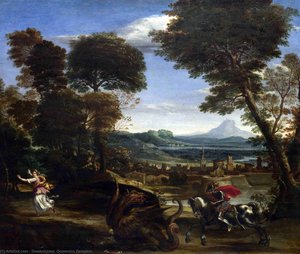 Saint George Killing The Dragon — Domenichino (domenico Zampieri)