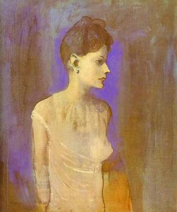 Girl In A Chemise — Pablo Picasso, Cubist Expressionism