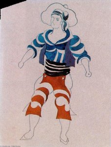 El Sombrero De Tres Picos. Un Hombre — Pablo Picasso