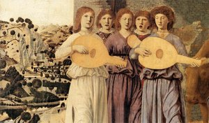 Nativity (detail) — Piero Della Francesca