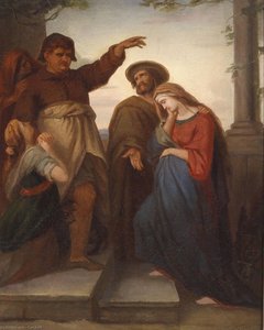 Josef Und Maria Auf Herbergsuche — Carl Rahl
