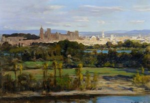 Avignon, France, From Les Rochers De Justice — Frederick William Elwell