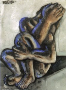 Femme En Pleurs — Fernando Botero