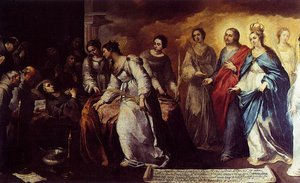 La Muerte De Santa Clara — Bartolomé Esteban Murillo