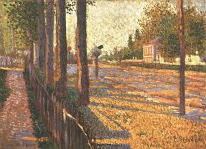 The Railway At Bois Colombes — Paul Signac