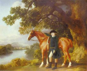 Portrait Of A Huntsman — George Stubbs