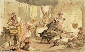 Dr. Syntax At A Country Inn — Thomas Rowlandson