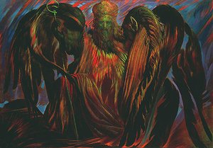 The Angel Of The Lord — Ernst Fuchs