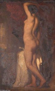 A Standing Female Nude — William Etty