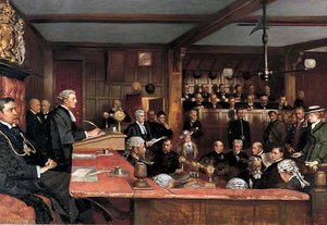 Sandwich Quarter Sessions, 1898 — Henry Weigall, Realism