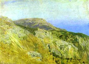 Corniche, Southern France. Sketch — Isaak Ilyich Levitan, Impressionism