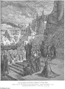 Artaxerxes Granting Liberty To The Jews — Paul Gustave Doré
