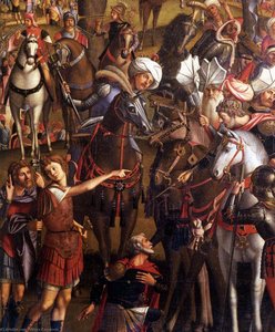 The Ten Thousand Martyrs On The Mount Ararat (detail) — Vittore Carpaccio
