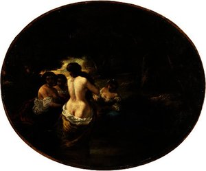 The Bathers — Adolphe Joseph Thomas Monticelli