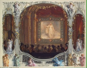 Festival In The Theatre Of The New Palace. 1829 — Adolph Von Menzel