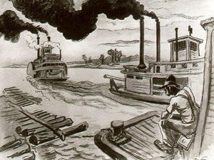 Mississippi River Nº 1 — Thomas Hart Benton
