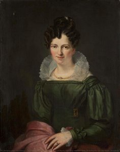 Portrait Of Maria Christina Nijssen, Wife Of Anthonie Van Der Hout, Christiaan Julius Lodewijk Portman, 1826 — Christiaan Julius Lodewijk Portman, Neoclassicism