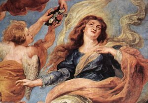Assumption Of The Virgin (detail) — Peter Paul Rubens