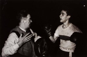 Nick Biondi and trainer