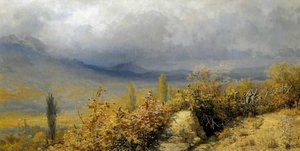 Autumn Landscape In Crimea — Grigoriy Myasoyedov