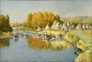 Encampment Of Crow Indians — Joseph Henry Sharp