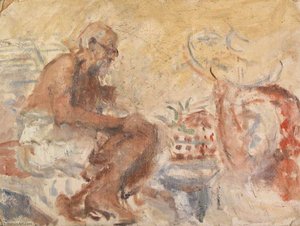 Interior With Figures — Ursula Tyrwhitt
