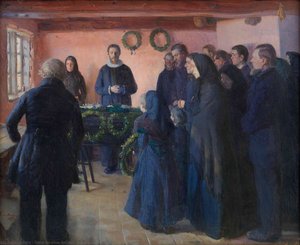 A Funeral — Anna Kirstine Ancher