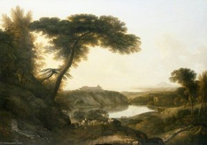 Castel Gandolfo, Lake Albano, Italy — George Howland Beaumont