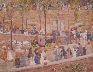 Boston, Snowy Day — Maurice Brazil Prendergast
