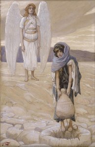Hagar And The Angel In The Desert — Jacques Joseph Tissot, Victorian Realism