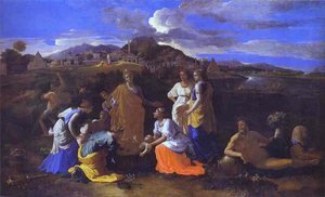 The Baby Moses Saved From The River — Nicolas Poussin