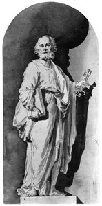 Apostle Peter — Vladimir Lukich Borovikovsky, Baroque
