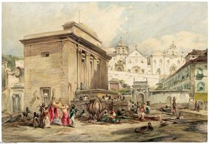 Der Largo Di Carioca In Rio De Janeiro — Eduard Hildebrandt