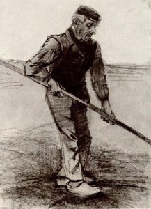 Peasant With A Stick — Vincent Willem Van Gogh
