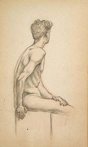 Male Academy Figure — John Ottis Adams