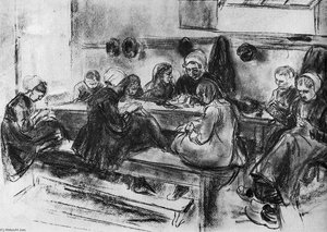 Sewing School — Max Liebermann