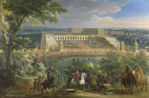 A Stag Hunt At Versailles — Jean Baptiste Martin