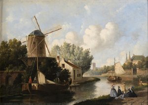 A View On The Zweth At Schiedam — Joseph Bles