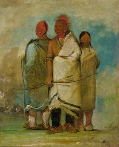 Three Fox Indians — George Catlin