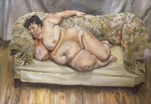Benefits Supervisor Sleeping (also Known As Big Sue) — Lucian Freud