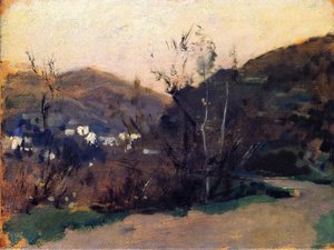 Spanish Or Moorish Landscape (also Known As Landscape With Hills) — John Singer Sargent