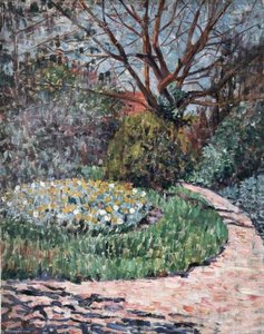 Parterre de tulipes à Bonnières
