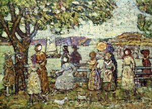 Seashore — Maurice Brazil Prendergast