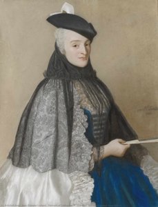 Portrait Of Catherine Bégon, Spouse Of Joseph Bouër — Jean-étienne Liotard, Rococo Portraiture
