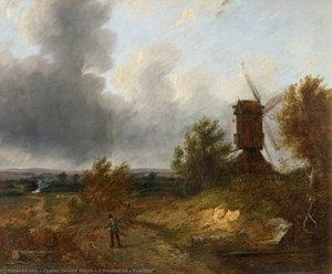 A Windmill By A Roadside — Charles Greville Morris