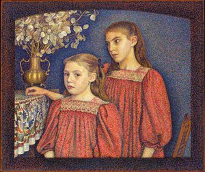 The Two Sisters Or The Serruys Sisters — Georges Lemmen