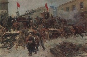 Barricade Fighting In Red Presnya — Ivan Vladimirov