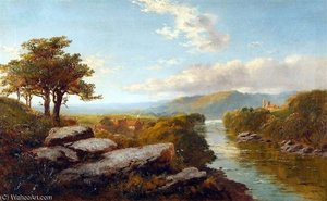 River Landscape, Thought To Be The River Swale — Edmund John Niemann