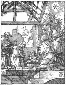 Small Passion: 4. The Nativity — Albrecht Dürer
